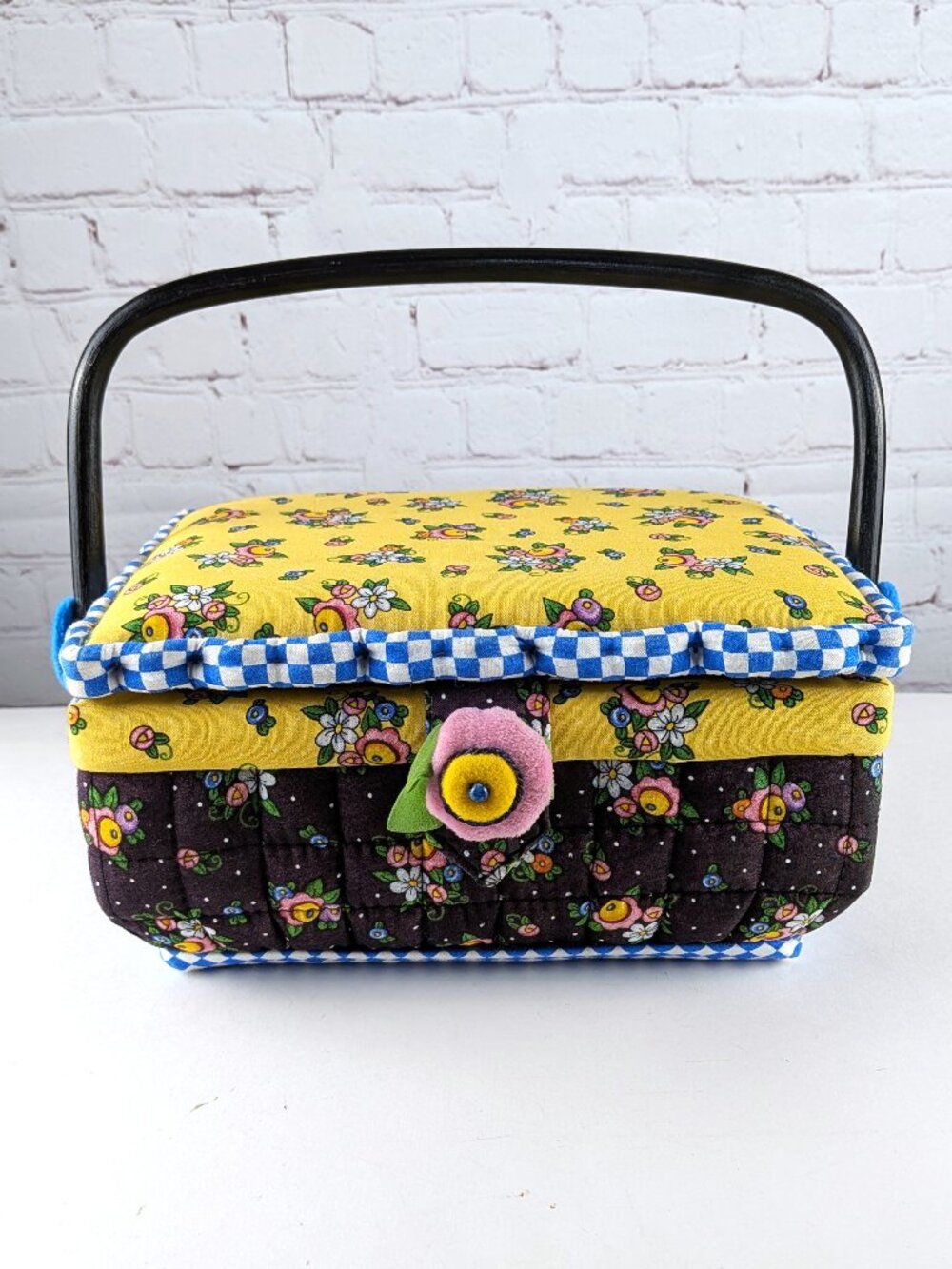 Vintage Mary Engelbreit Sewing Basket